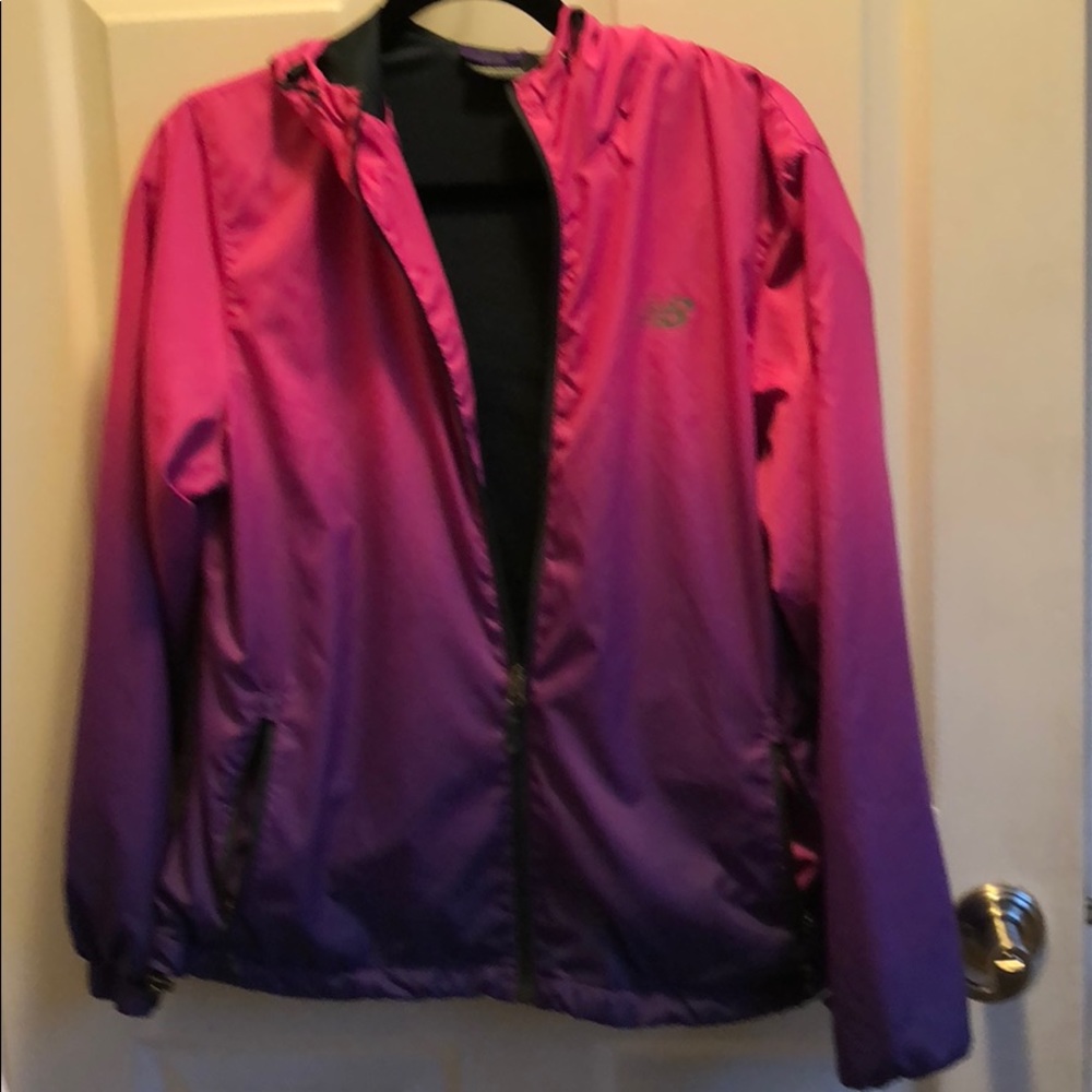 Pink and purple hombre windbreaker